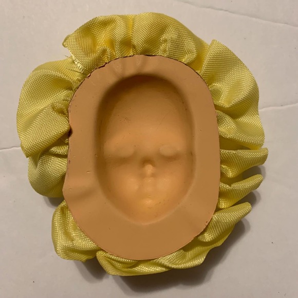 A. Stuart Vintage Scented Creations Lady Face Hat Yellow Ribbon HTF Rare - Picture 3 of 8